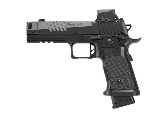 Sig Sauer P211-GTO w/ Romeo-X Off-Duty, 9MM, 4.40" Compensated Barrel, 23 RDs, Black 