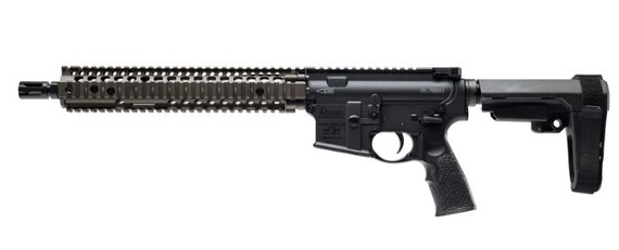 Daniel Defense DDM4 GL/SSC, 5.56 NATO, 12.50" Threaded Barrel, Black/Flat Dark Earth 