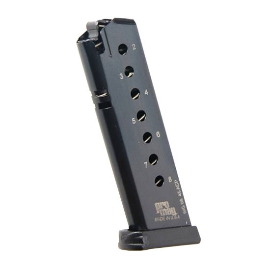 ProMag Sig P220, Magazine, 8 Rds, Steel/Polymer, .45 ACP, Blued 
