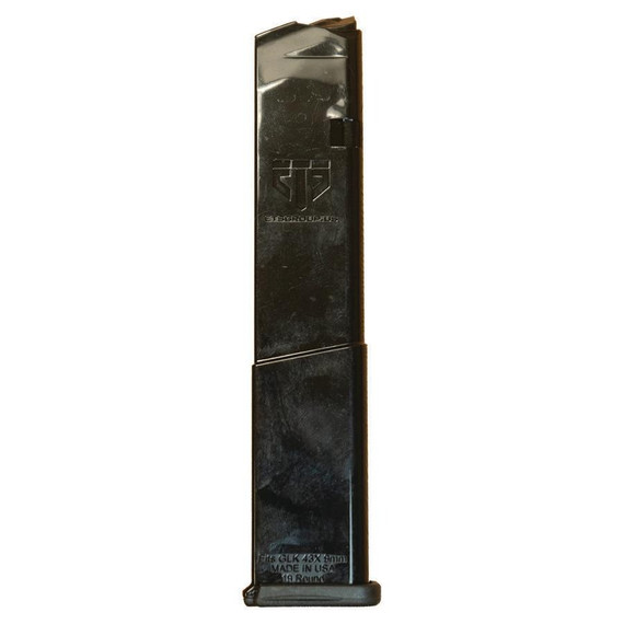 Elite Tactical Systems GLK-43X-19BLK, Magazine, 19 Rds, Black 