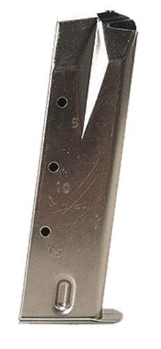 Mec-Gar Ruger, Magazine, 15 Rds, Nickel Carbon Steel 