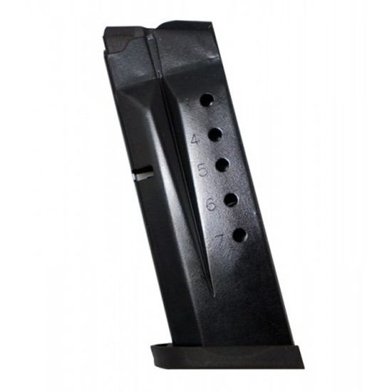 ProMag SMI26, Magazine, 7 Rds, Heat-Treated Blued Steel, TECHNAPOLYMER Base 