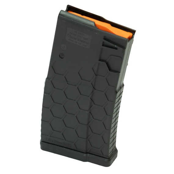 Hexmag HX1020-SR25-BLK, Magazine, 10 Rds, .308 Win, Black Polymer 