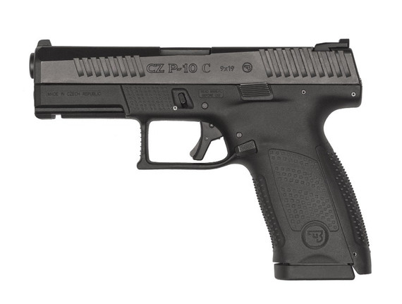 CZ P-10 C, 9MM, 4.02" Barrel, 15 Rds, Black Polycoat 