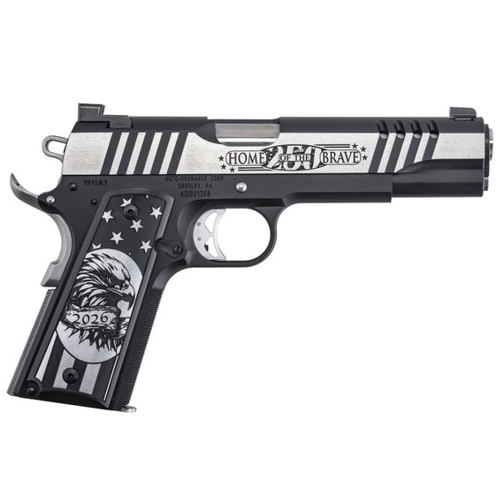 Auto-Ordnance 1911TCAC21, .45 ACP, 5.00" Barrel, 7 Rds, Matte Gray 