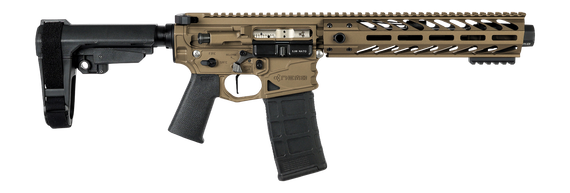 NEMO ARMS Battle-Light Pistol BL-556-8P, 5.56 NATO, 8.00" Threaded Barrel, 30 Rds, Burnt Bronze 