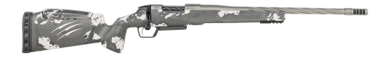 Fierce Firearms Twisted Rival XP 2.0, 25 CREEDMOOR, 22.00" Threaded Barrel, 3 Rds, Glacier Cerakote Phantom Camo 
