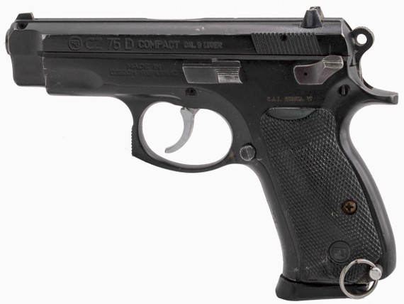CZ 75 D Compact, 9MM, 3.90" Barrel, 14 Rds, Black 