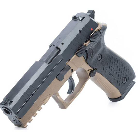 Global Ordnance Arex Zero 1 Standard, 9MM Luger, 4.25" Barrel, 17 Rds, Flat Dark Earth/Black 