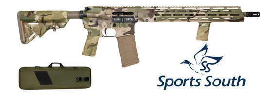 Diamondback DB15, 5.56 NATO, 16.00" Threaded Barrel, 30 Rds, Swamp Stalker Camo 
