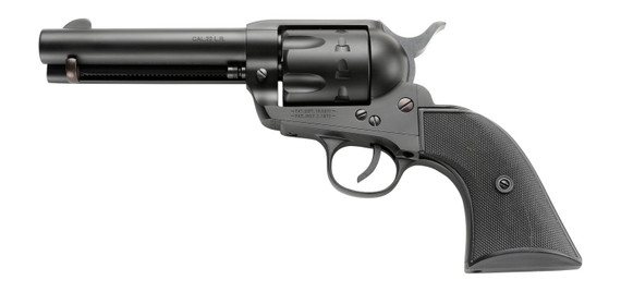Pietta Alloy, 9MM Luger, 3.50" Barrel, 6 Rds, Matte Black Alloy Steel 