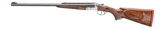 Rizzini Rhino Express, 470 NITRO EXPRESS, 23.00" Barrel, 2 Rds, Gloss Blued / Coin Anodized Silver / Oiled Turkish Walnut 