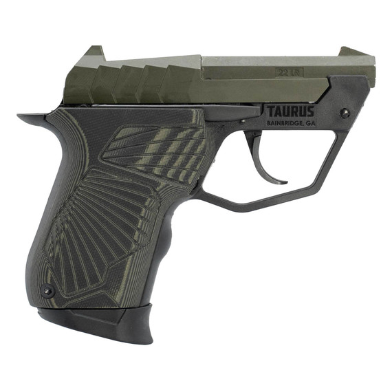 Taurus 22TUC, 22 LR, 2.50" Barrel, 9 Rds, Olive Drab Green 