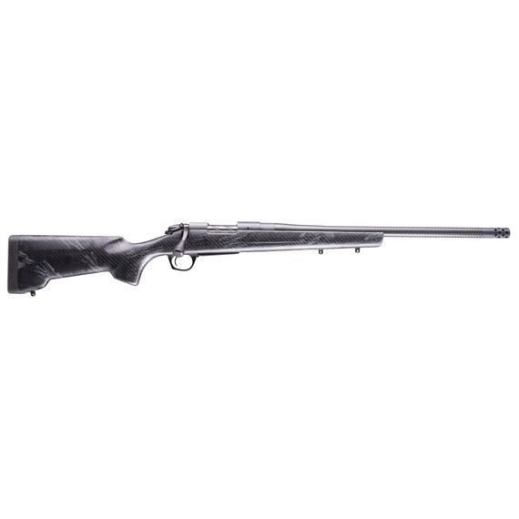 Bergara Cima CF, 22 CREEDMOOR, 20.00" Threaded Barrel, 4 Rds, Black/Gray 
