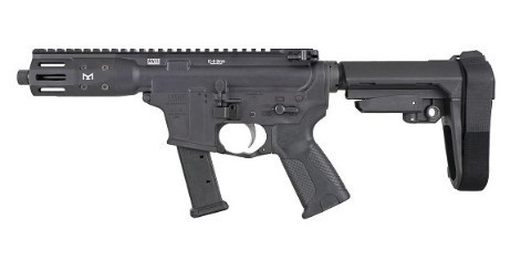 LWRC IC-9, 9MM, 5.70" Threaded Barrel, 27 Rds, Black 
