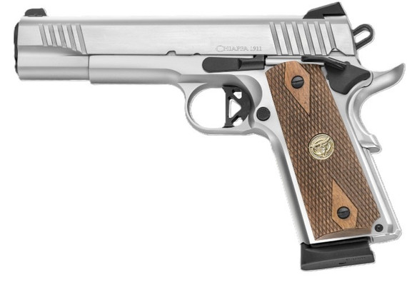 Chiappa 1911 Superior OR, .45 ACP, 5.00" Barrel, 8+1 Rds, Chrome 