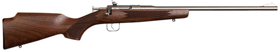 Keystone Sporting Arms Chipmunk Deluxe Youth, 22 LR, 16.10" Barrel, 1 Rds, Walnut/Stainless Steel 