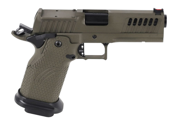 Fierce Firearms Grizz Commander, 9MM, 4.25" Barrel, 10 Rds, OD Green Cerakote w/ Black Controls 