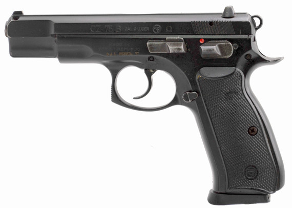 CZ 75B, 9MM, 4.60" Barrel, 16 Rds, Black 