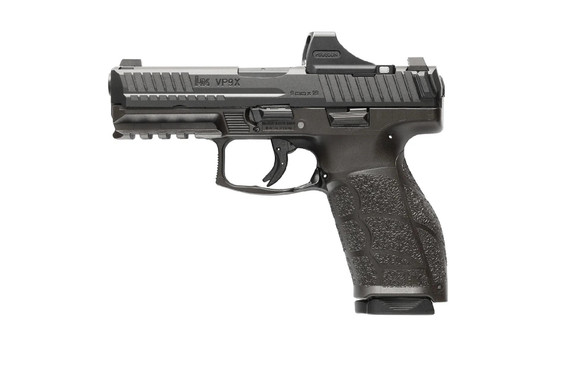 HK VP9A1 X w/ Holosun SCS, 9MM, 4.09" Barrel, 10 Rds, Black 