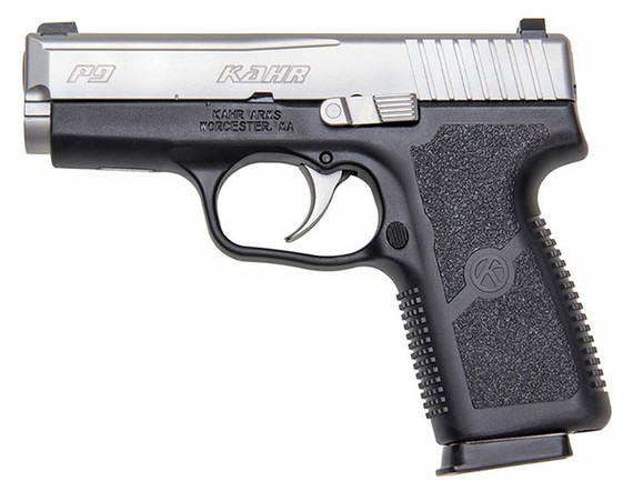 Kahr P9, 9MM, 3.60" Barrel, 7 Rds, Stainless/Black 