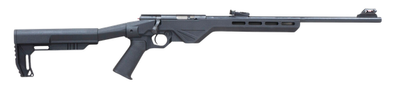 Citadel Trakr, 22 LR, 18.00" Barrel, 5+1 Rds, Matte Black Chrome 