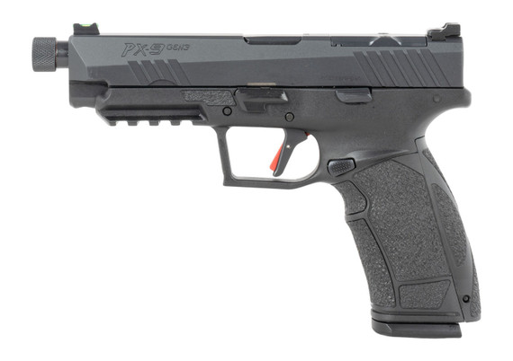 Tisas PX-9 Gen 3 Tactical, 9MM, 5.10" Threaded Barrel, 20 Rds, Black 