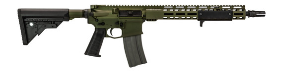 Griffin Armament MK2 Patrol, 223 WYLDE, 14.50" Barrel, 30+1 Rds, Warhawk Green Anodized 