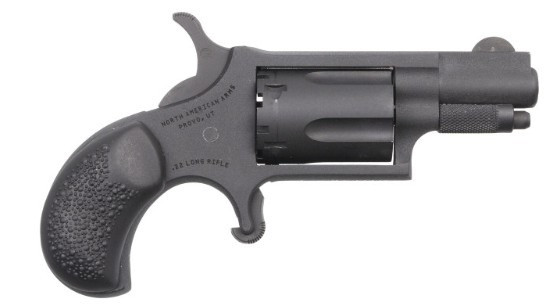 North American Arms Mini Shadow, 22 LR, 1.13" Barrel, 5 Rds, Black 