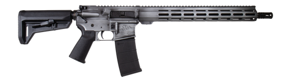 Shark Coast Tactical Liberty Or Death, 5.56 NATO, 16.00" Threaded Barrel, 30 Rds, Grey Cerakote 