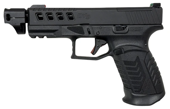 Derya DY9 Comp, 9MM, 4.64" Compensated Barrel, 10 Rds, Black Melonite 