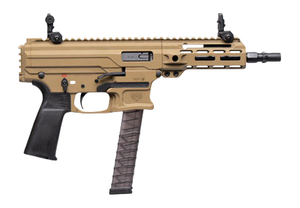 Panzer Arms ARP 9, 9MM, 6.50" Barrel, 33 Rds, Coyote Tan 