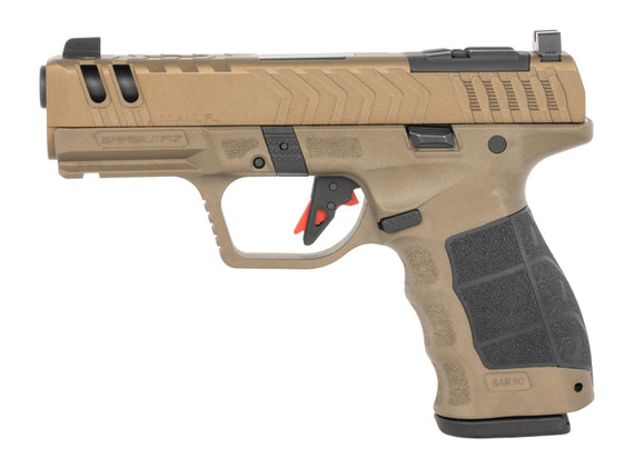 SAR USA SAR9 Gen3 Compact, 9MM Luger, 4.10" Barrel, 10+1 Rds, Bronze 