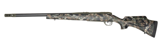 Weatherby Mark V Carbon Compact, 280 ACKLEY IMPROVED, 22.00" Barrel, Graphite Black/OD Green/Camo Finish 