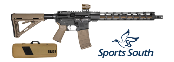 Diamondback DB15 w/ Viridian Green Dot, 5.56 NATO, 16.00" Threaded Barrel, 30 Rds, Flat Dark Earth Cerakote 