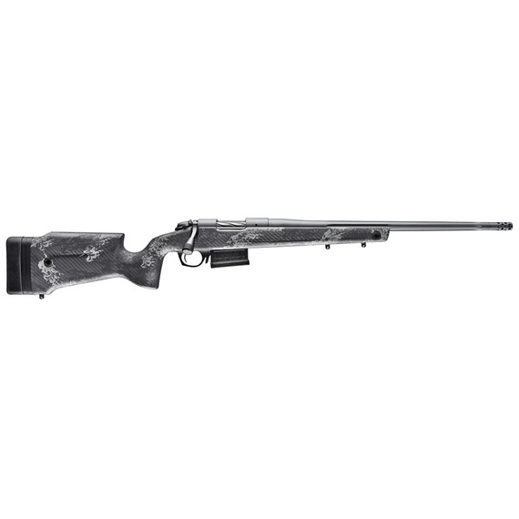 Bergara B-14 Squared Crest, 25 CREEDMOOR, 20.00" Threaded Fluted Barrel, 5 Rds, Sniper Gray Cerakote 