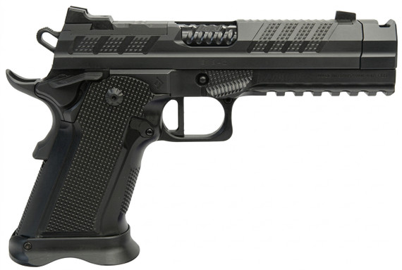 Fusion Firearms XP Comp, 9MM, 4.60" Compensated Barrel, 17 Rds, Black Tenifer QPQ 