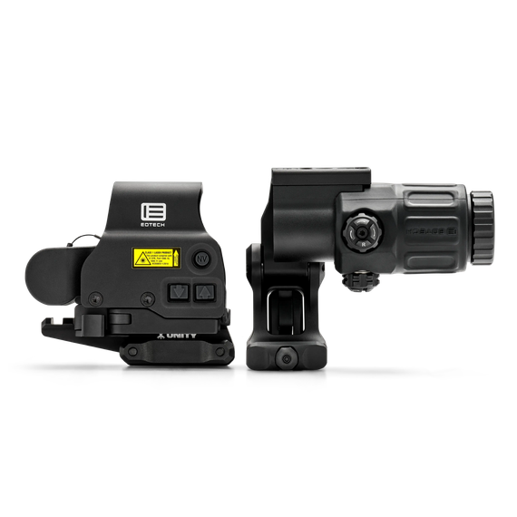 EOTECH HHS1 FTCU, EXPS3-0 HWS Sight w/ G33 3X Magnifier & Unity FAST FTC Omni Mount, Black 