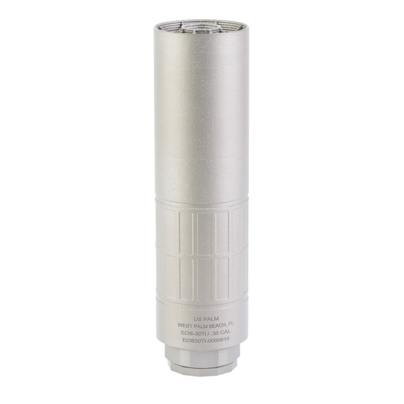 US Palm EOS-30 Ti, .30 Cal Suppressor, 3D Printed Titanium, Matte Gray 