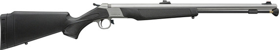 CVA Wolf V2, 50 CAL, 24" Barrel, Matte Stainless, Black Synthetic Stock 