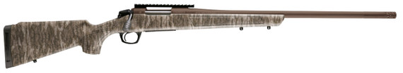 CVA Cascade XT, 6.5 PRC, 24.00" Threaded Barrel, 3 Rds, Midnight Bronze Cerakote / Mossy Oak Bottomland 