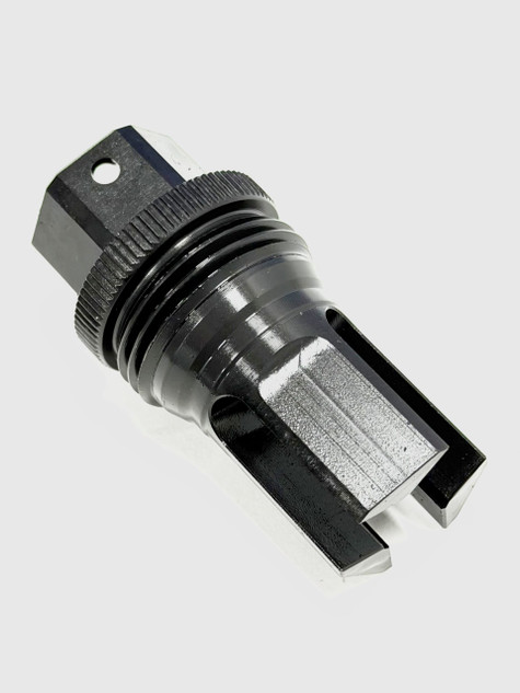 IWI LQ QD Flash Hider, Suppressor-Compatible Muzzle Device, 5/8-24 Threads, Black Nitride 