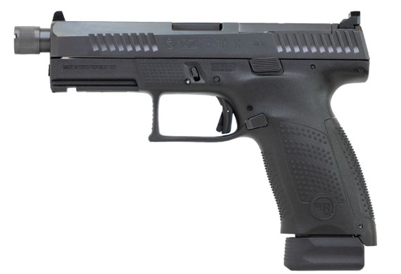 CZ CZ P-10 C OR SR, 9MM, 4.61" Threaded Barrel, 15 Rds, Black 