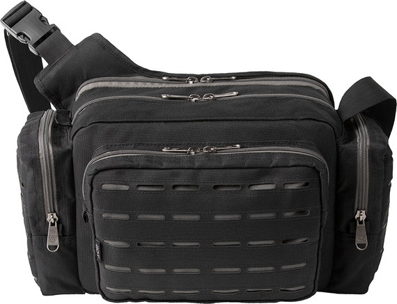 Bulldog Cases Tactical AR Magazine "Go" Bag, High-Capacity Range Shoulder Pack, Black 