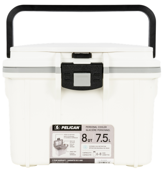 Pelican 8Q-1-WHTGRY Elite Cooler, White/Gray 