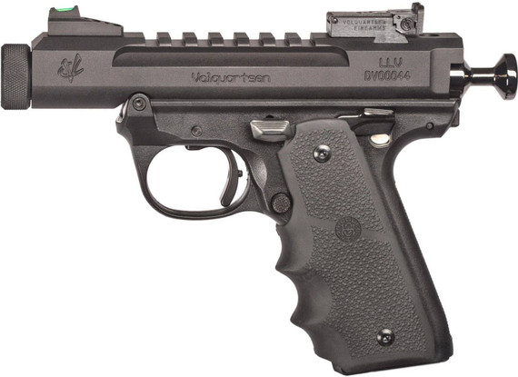 Volquartsen Mini Mamba, 22 LR, 3.00" Threaded Barrel, 10 RDs, Black Anodized 