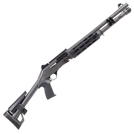 Panzer Arms M4 Speed Pro, 12GA, 18.50" Barrel, 5 Rds, Disruptive Grey 
