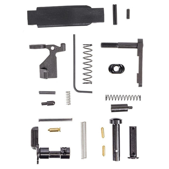 DPMS Lower Parts Kit No FCG, Steel and Polymer, Black 