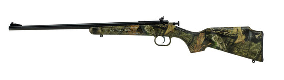 Crickett Youth Package, .22 LR, 16.12" Barrel, 1 RDs, 4x32mm Scope Included Optic Cut, Mossy Oak Break-Up Camo 