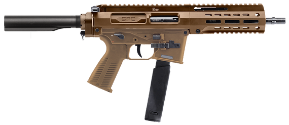 B&T SPC10, 10MM Auto, 8.90" Barrel, 30+1 Rds, Coyote Brown - 840225710724 